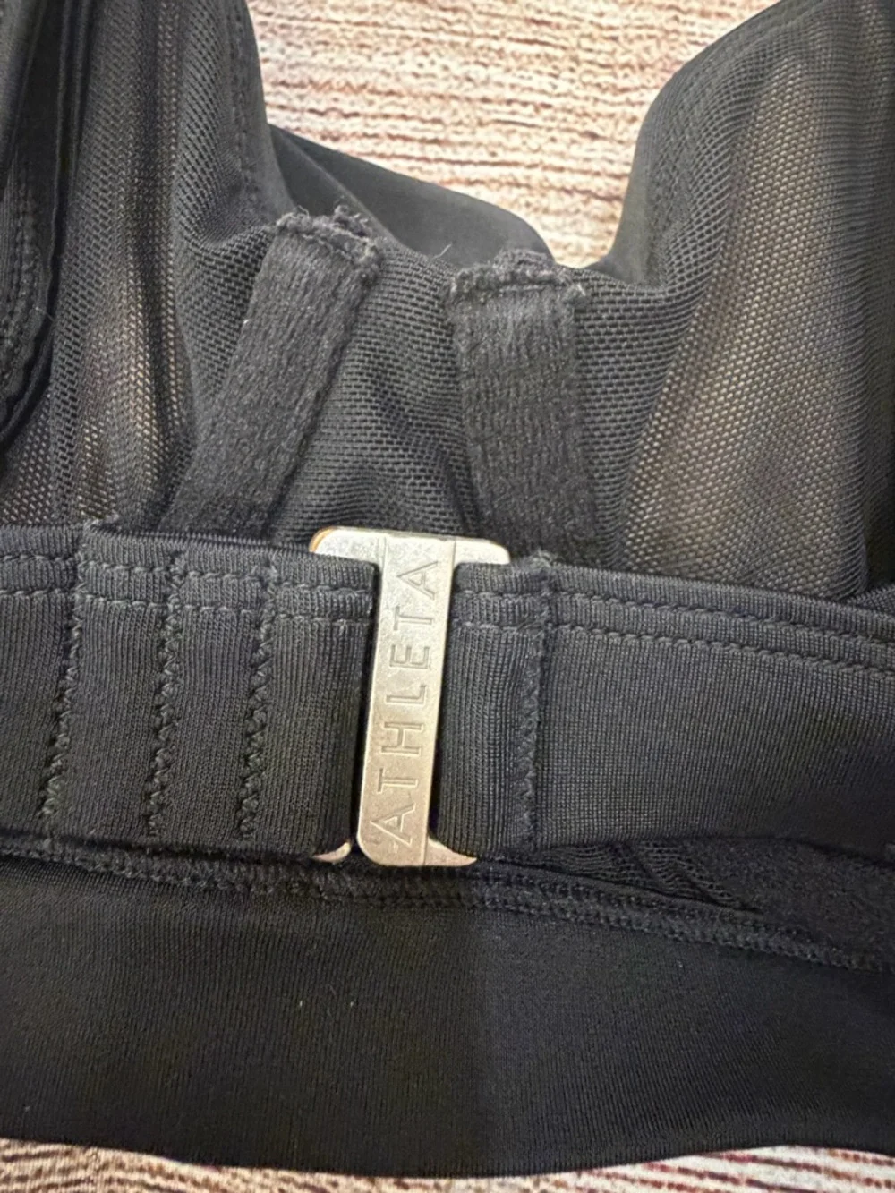 Athleta Black Bikini Top - 34 B/C